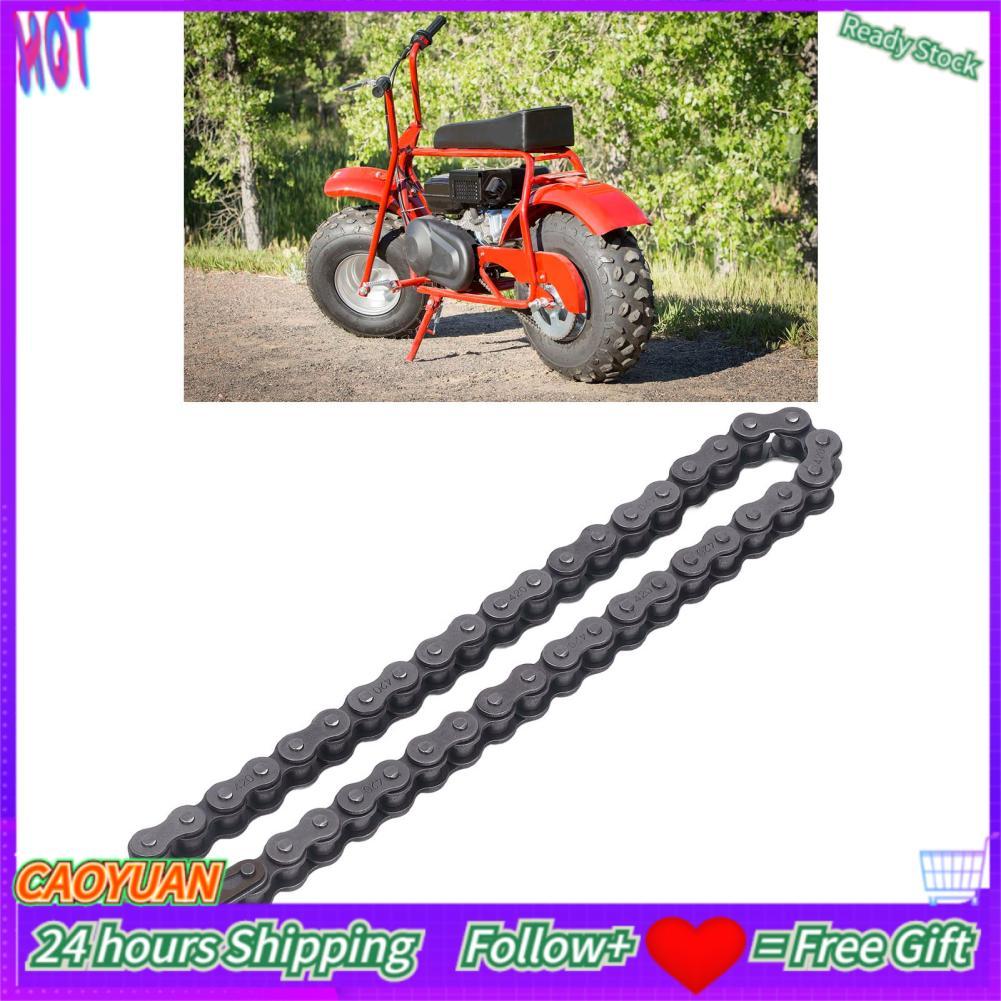 Caoyuanstore Caoyuanstore ด้านหน้า Jackshaft CHAIN ​​42 Links 420 เหล็กคาร์บอนสำหรับ CT200 CT200U CT