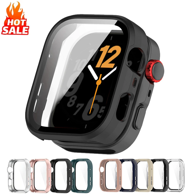 กรณีคอมพิวเตอร์แข็งที่เข้ากันได้สำหรับ for Huawei Watch Fit 5 Pro Fit 5 กรณีพร้อมหน้าจอป้องกันฟิล์มป้องกันการชนกันกระแทกสำหรับ for Huawei Watch Fit5