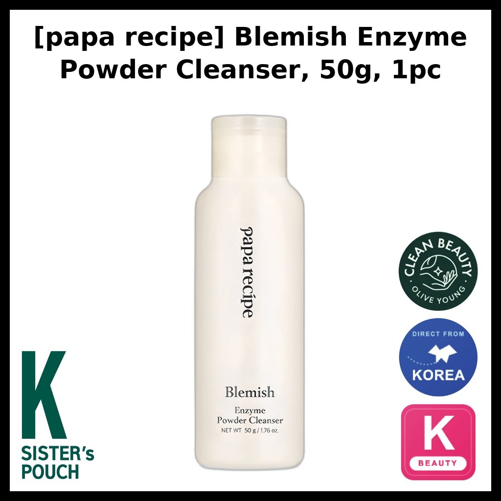 [สูตรพ่อ] Blemish Enzyme Powder Cleanser, 50g, 1pc / Korean Cleanser / Enzyme Powder Formula by kist