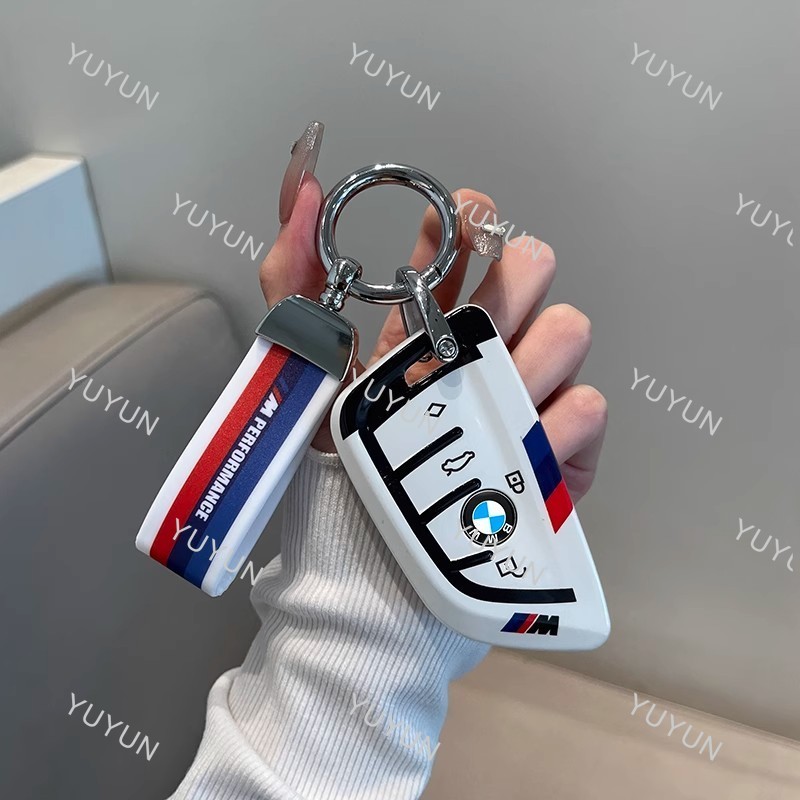 YY BMW alloy key Case Cover แนวคิดเครื่องยนต์ f30 f21 f10 G20 G30 3series 5series 7series X1 X3 X4 X