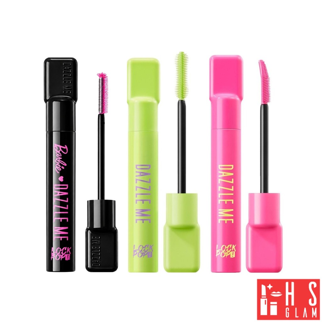 Barbie x DAZZLE ME Lock & Pop! LongLASHting - VoluMAXing - 3D Curling Mascara แดซเซิล มี มาสคาร่า