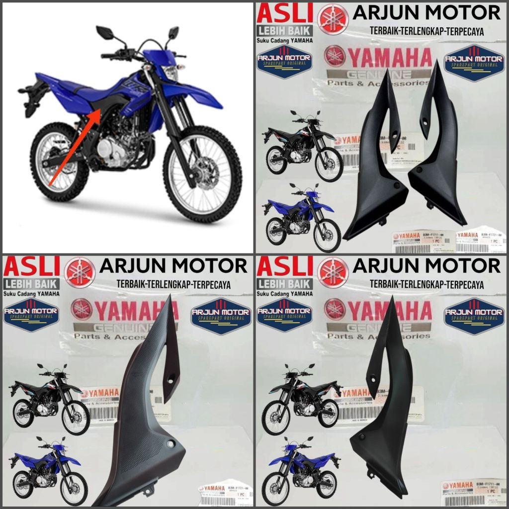 ฝาครอบด้านข้างภายใต้ที่นั่ง WR155 WR 155 B3M-F1731-00 B3M-F1711-00 YAMAHA เดิม