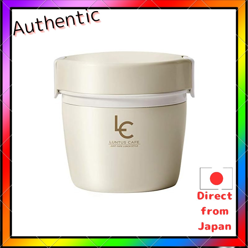 Asvel Lantas Cafe Don Lunch Insulated Lunch Jar 500ml Ivory HLB-CD500 A3200