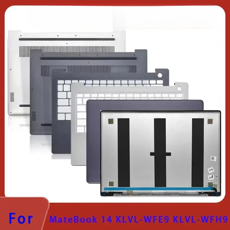 ใหม่แล็ปท็อปสําหรับ Huawei MateBook 14 KLVL series KLVL-WFE9 KLVL-WFH9 แล็ปท็อปปกหลัง LCD/ฝ่ามือ/ด้านล่าง shell ABCD ฝาครอบบานพับ
