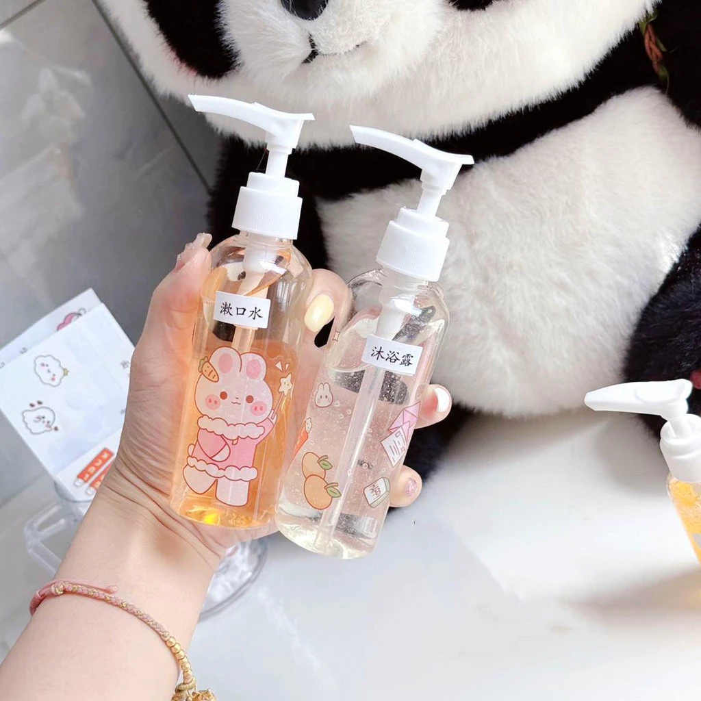 Feiyangขวดโลชั่นพลาสติกใสแบบปากเป็ดกดมือ ขวดกดโลชั่นเครื่องสำอาง thumbnail 3
