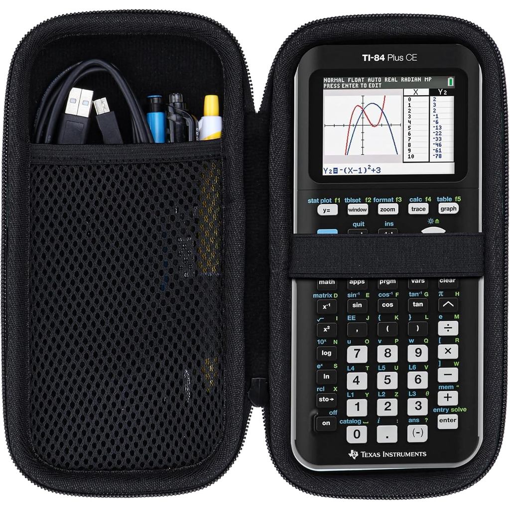 เคสแข็งเข้ากันได้กับ Texas Instruments TI-84 Plus CE/TI-84 Plus/TI-Nspire CX II CAS/TI-Nspire CX II/