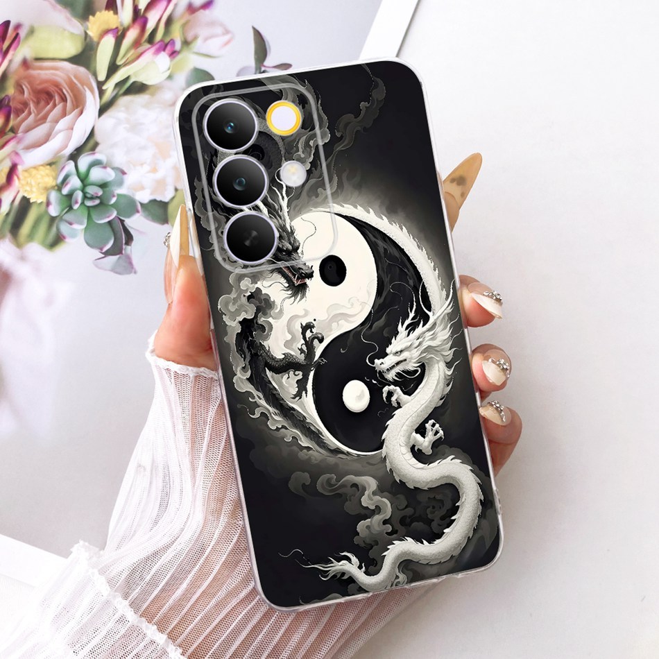 สําหรับRealme C85 Pro 2025 ใหม่Cool Tiger Dragonรูปแบบเคสโทรศัพท์RealmeC85 C 85 Pro 5Gซิลิโคนอ่อนนุ่มTPUกรณี ราคา ถูกที่สุด ดีลบีเคเค แกลเลอรีภาพที่ 4