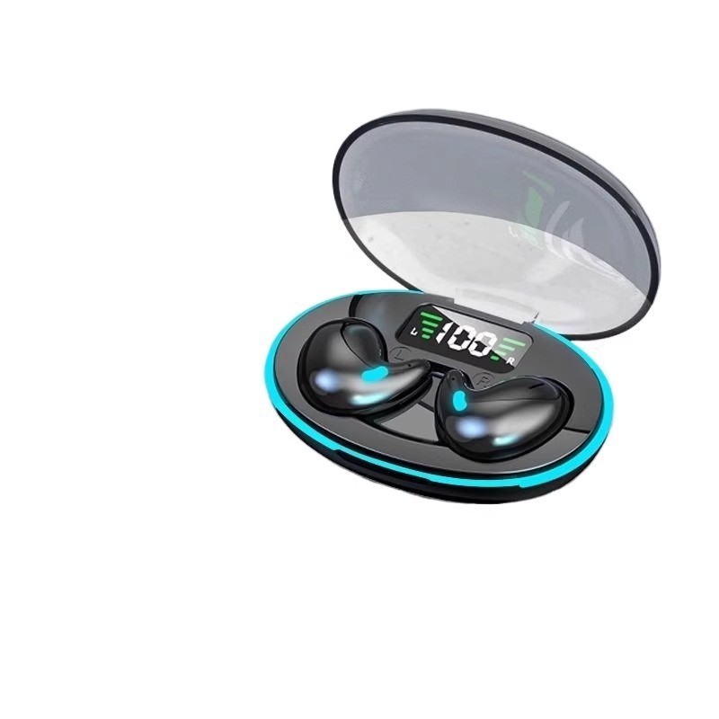 หูฟังบลูทูธ หูฟังไร้สาย 2025 ชุดหูฟังบลูทูธสําหรับการนอนหลับสไตล์ใหม่การนํากระดูกไร้สายที่แท้จริงระด