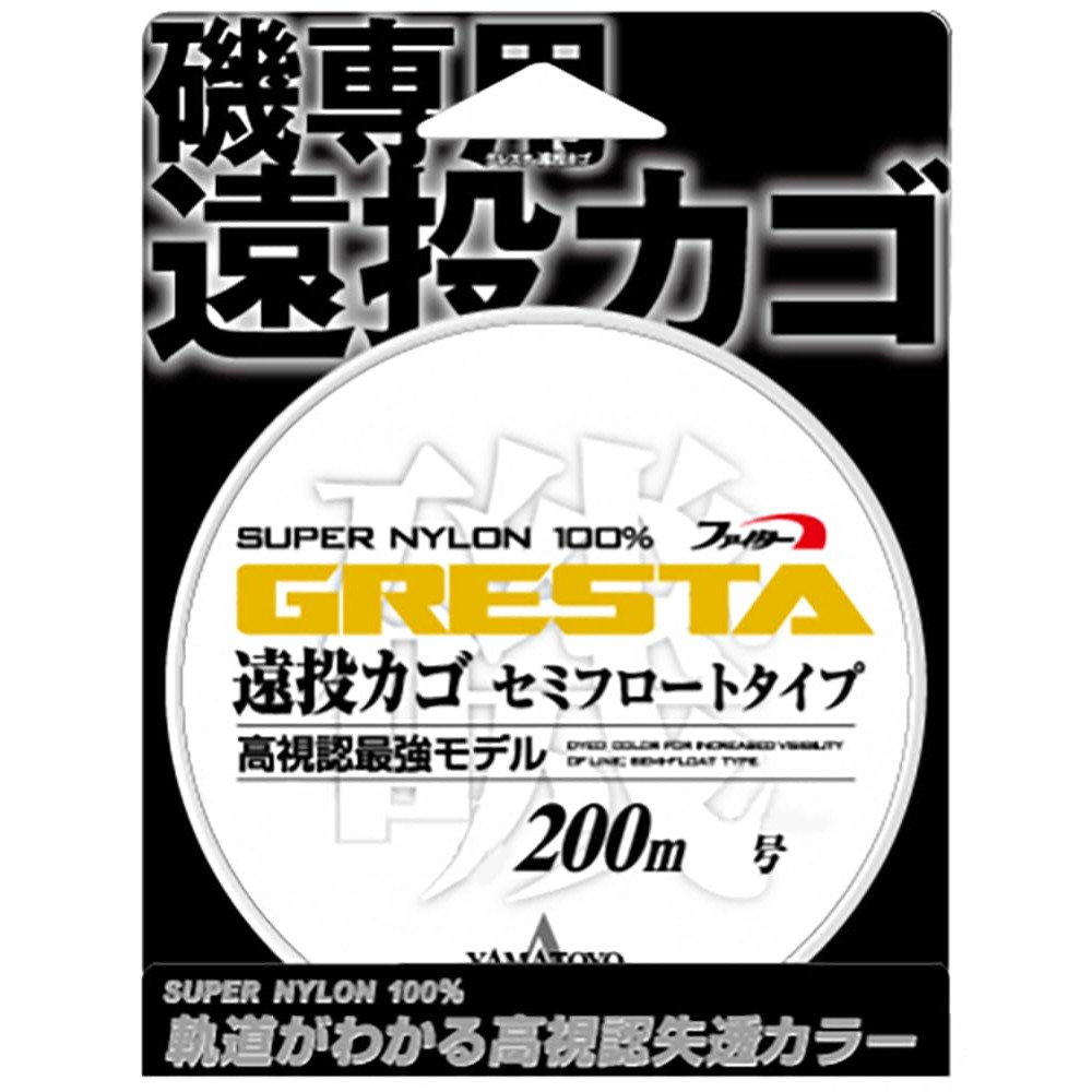 ヤマトヨテグス(Yamatoyo) ไนลอน เกรสต้า (GRESTA) ชนิดลอยน้ำสำหรับการขว้างไกล