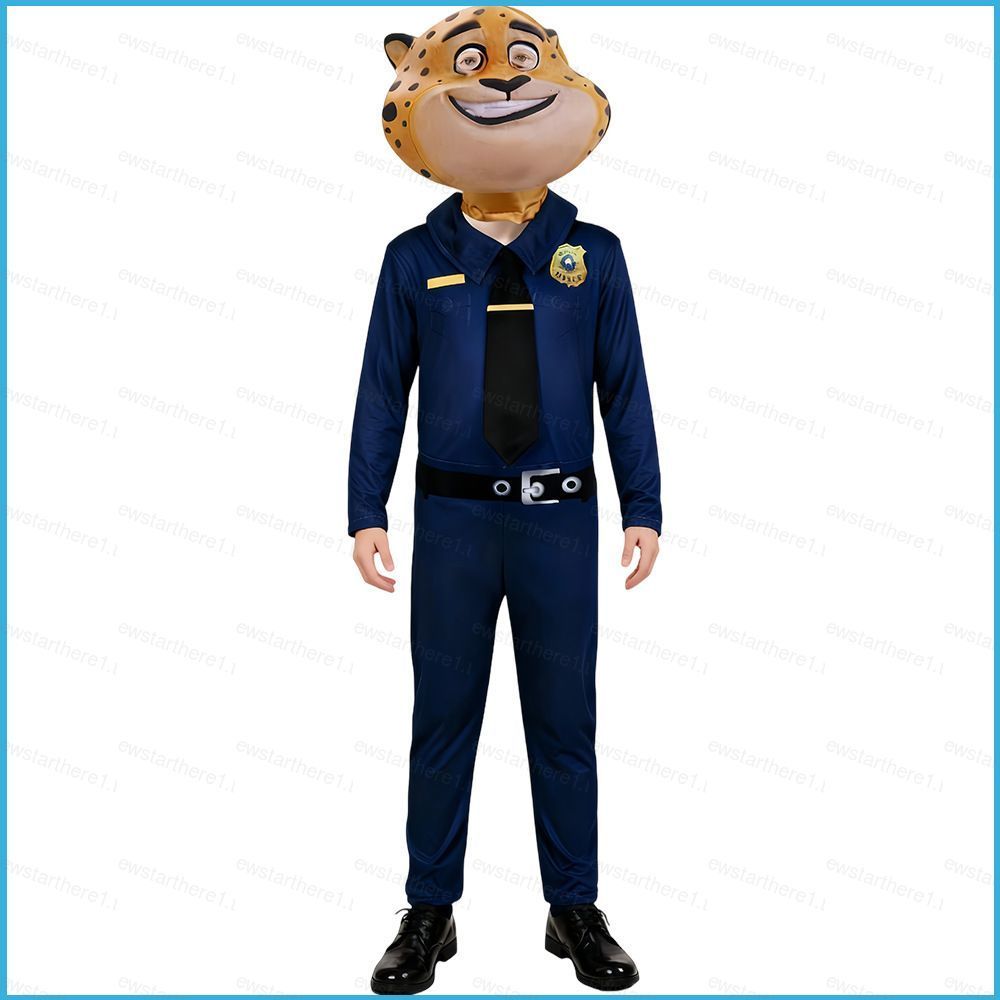 NS1 Zootopia 2 Benjamin Clawhauser บทบาทเล่นคอสเพลย์ผ้าฮาโลวีนเครื่องแต่งกาย SN1