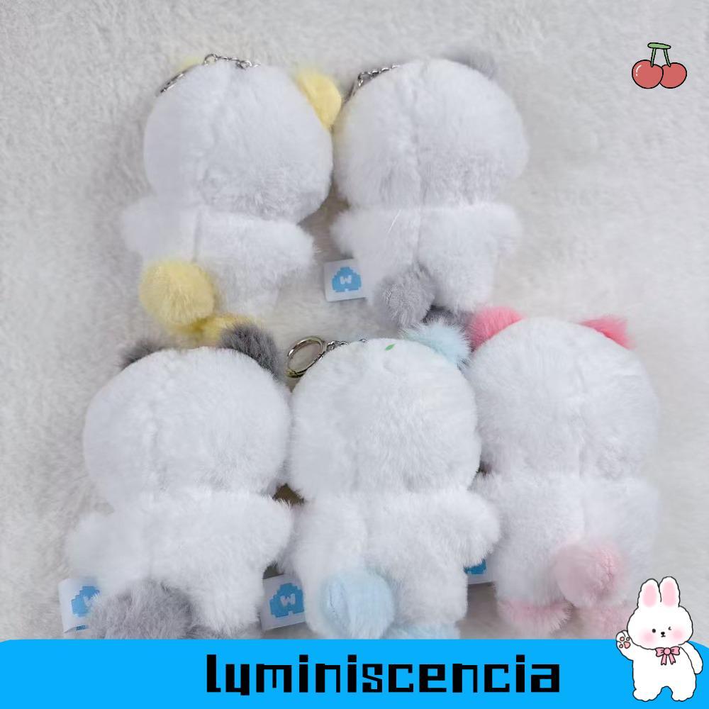 LUMINESCIA พวงกุญแจตุ๊กตาตุ๊กตา, 12 ซม.การ์ตูนพวงกุญแจจี้,KPOP PLAVE กระเป๋าแฟชั่นน่ารักอุปกรณ์เสริม