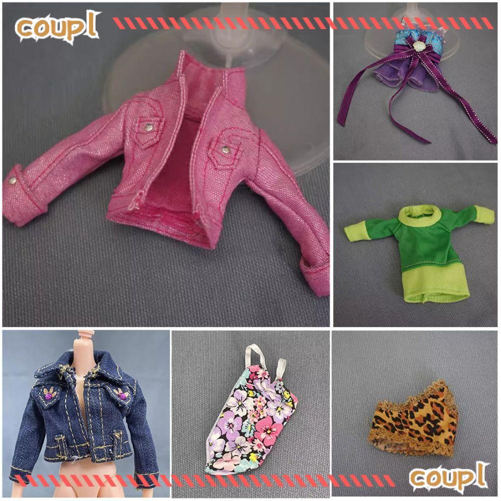 COUPL 11.5" Dolls Coat, Multi-styles Casual Wears Doll Clothes Accessories, Kids Toys Fashion Doll J