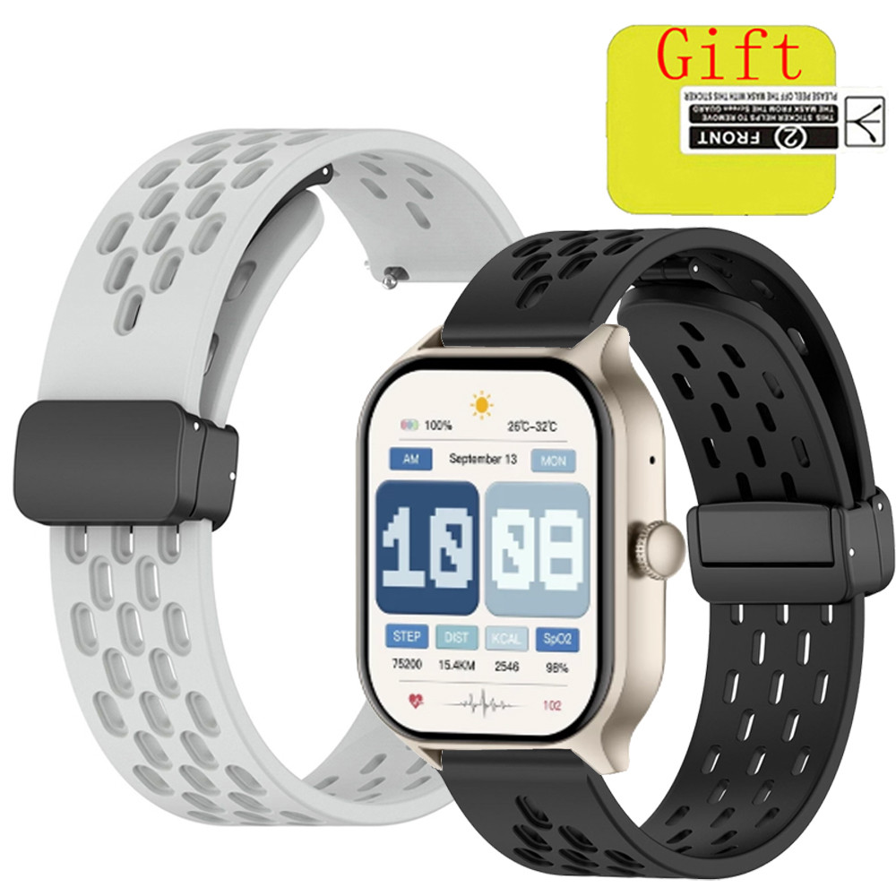 COLMI P77 สมาร์ทนาฬิกาซิลิโคนสําหรับ COLMI P77 SmartWatch สายรัดข้อมือซิลิโคนสร้อยข้อมืออุปกรณ์เสริม