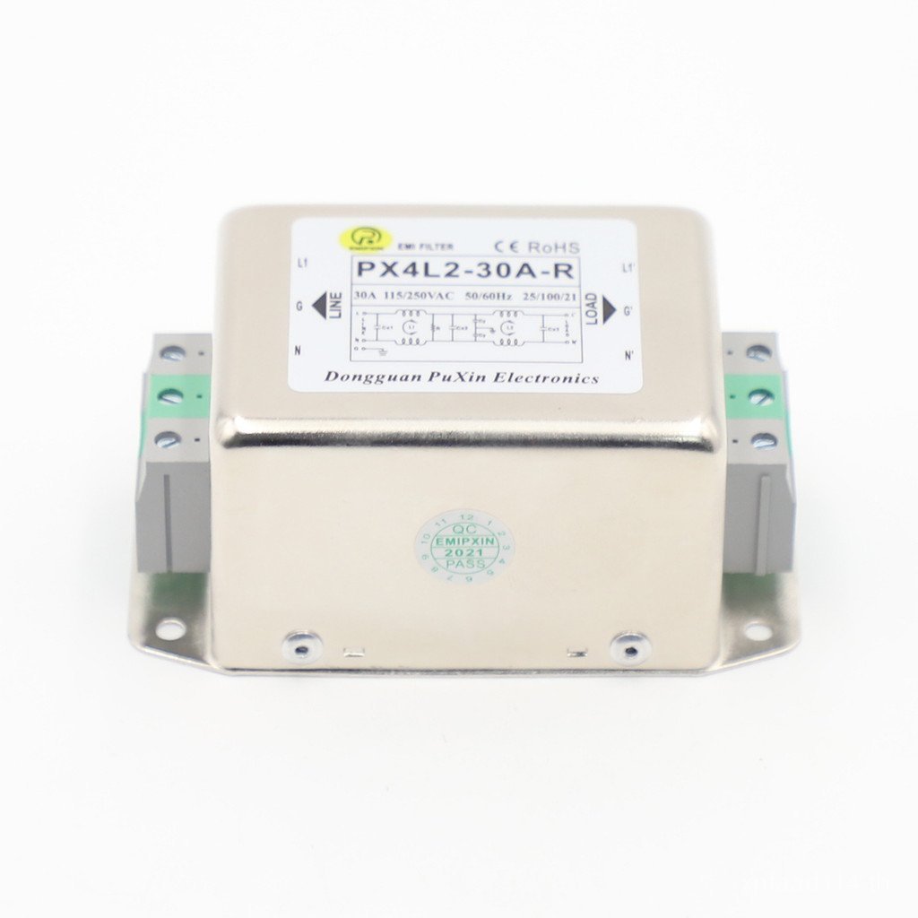 กรองส่วนประกอบกรอง Dual-ระดับ Puxin Rail ประเภท Power ยี่ห้อกรองอิสระ 220V30A Terminal Block TTMT