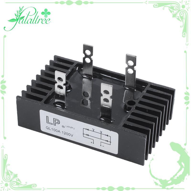 fulaltree100Amp 1200Volts 4 Pins 1 เฟสไดโอดสะพาน Rectifier QL100 ประเภท