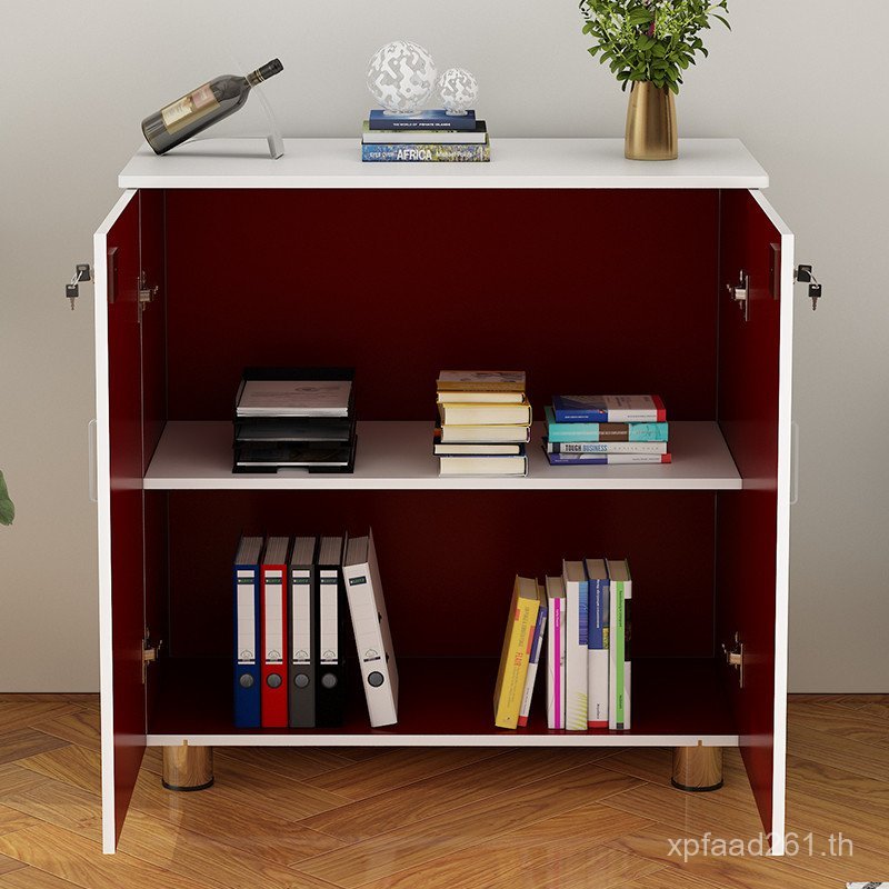 ข้อมูลสํานักงานเครื่องมือตู้ที่เรียบง่ายล็อคไม้ตู้เก็บเอกสารตู้ต่ําลิ้นชักประเภทระเบียงการจัดเก็บตู้