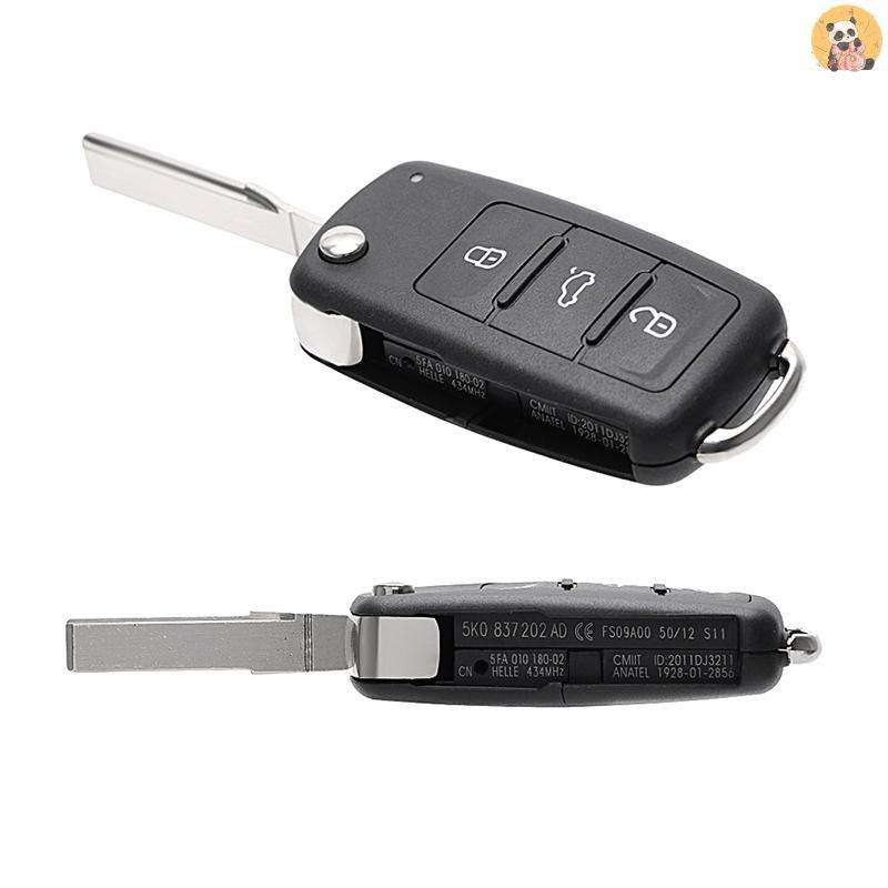 [CO] กุญแจรีโมทรถยนต์ Flip Folding Key Shell Casepartment Keyring Sh Hidden Shell Car Secret Remote Key Shell [TH]