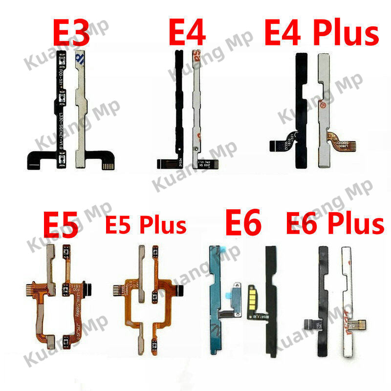 เปิดปิดปุ่มปรับระดับเสียงสวิทช์ควบคุม Flex สายริบบิ้นอะไหล่สําหรับ Motorola Moto E3 E4 Plus E5 E6 Pl