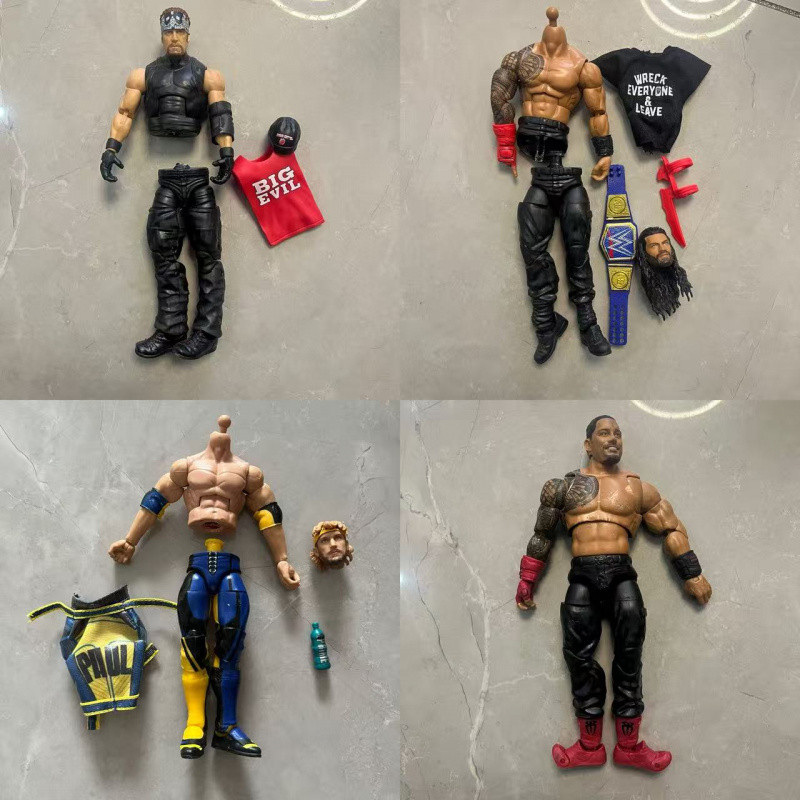 WWE Figure Wrestler Doll Damages the Body Logan Paul UT Roman Ryans
