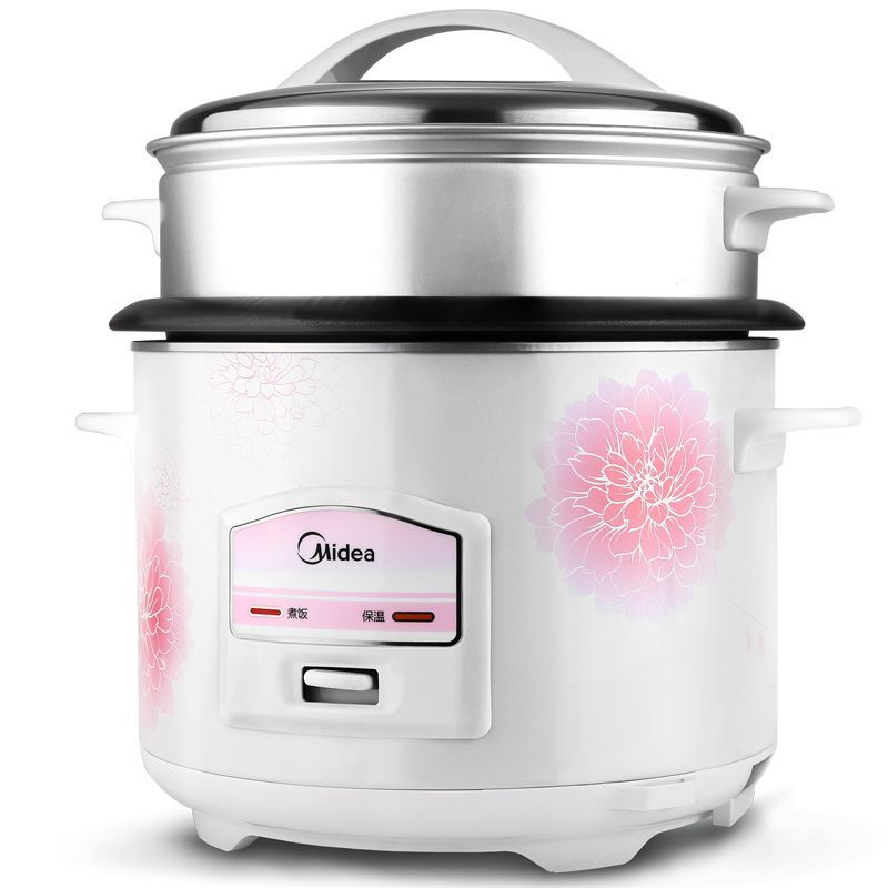 Midea/Midea MG-TH559 หม้อหุงข้าวหุ้มฉนวนพร้อม Steamer หม้อหุงข้าวกล 5L ความจุขนาดใหญ่ในครัวเรือน