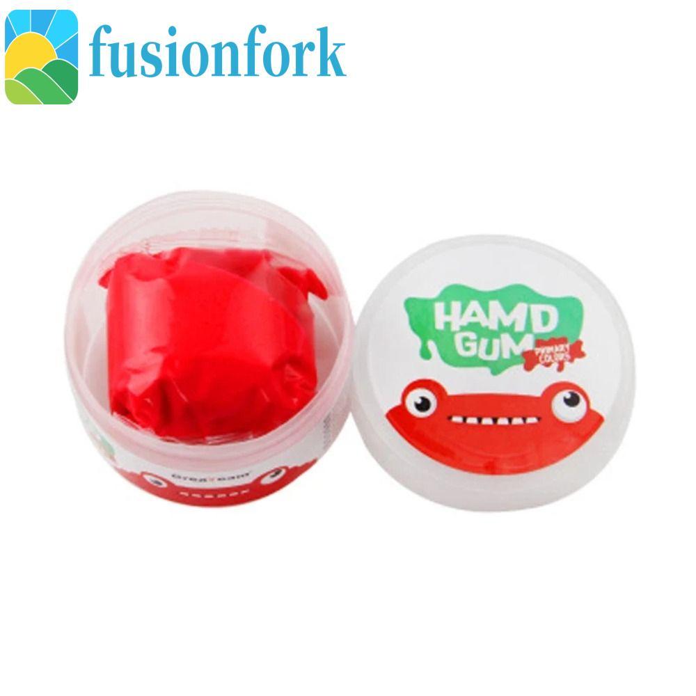 ฟิวชั่นฟอร์ก​ Finger Training Putty, Non-Sticky 4 ชิ้น/เซ็ต Hand Putty Squiz ของเล่น, DIY Bouncing P