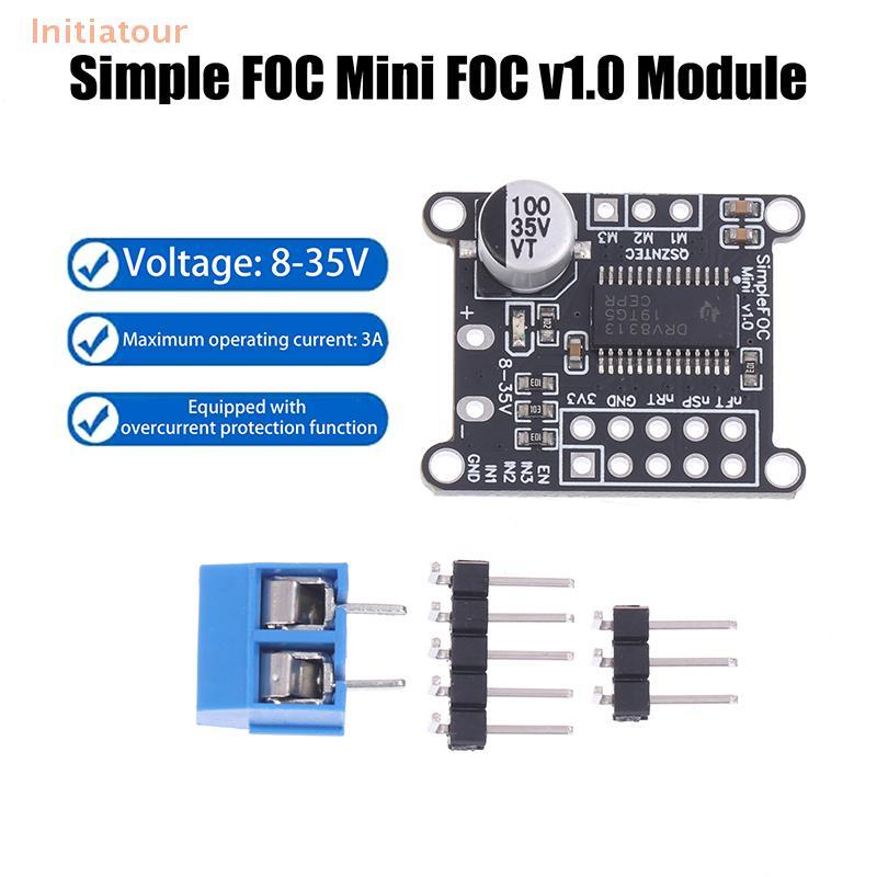 [Initiatour] Simple FOC Mini DRV8313 โมดูล DC มอเตอร์แบบไม่มีแปรงบอร์ด SVPWM ควบคุม DC 8-35V