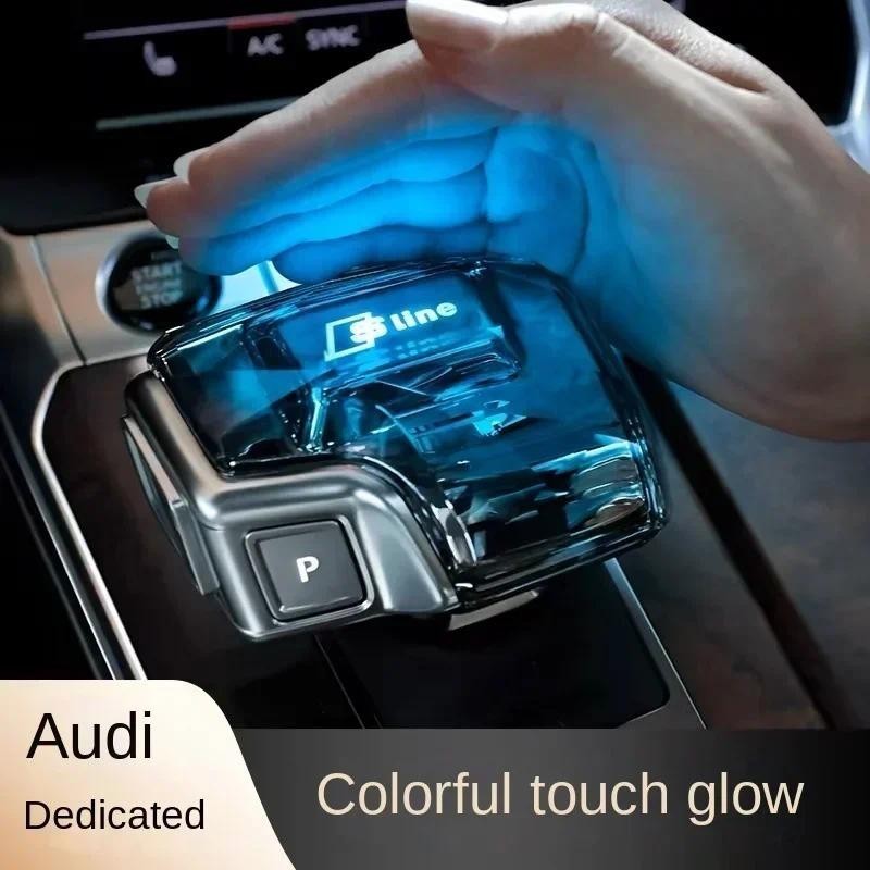 Audi คริสตัลเกียร์ Shift Knob สําหรับ Audi Q7 A6 Q8 SQ5 A5 A4 S4 RS5 RS6 A7 SQ8 2016-2024 เกียร์ Lev