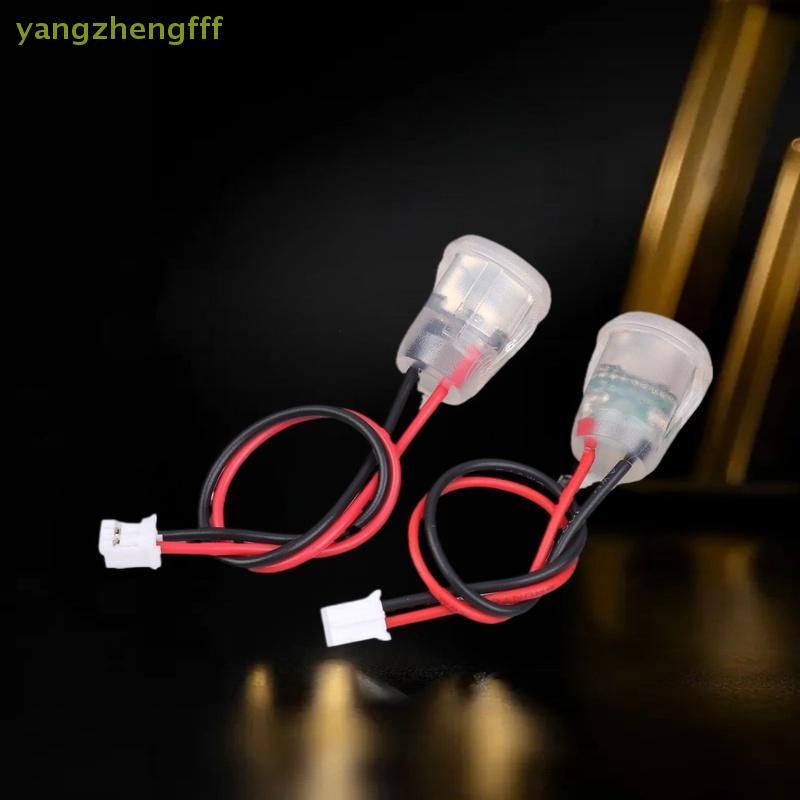 [yangzhengfff] 1/3/5 ชิ้น Type C ซ็อกเก็ตหญิงตัวเชื่อมต่อแจ็คกันน้ํา 2 สายผมเปียพร้อมไฟ LED 3A 5V Fa