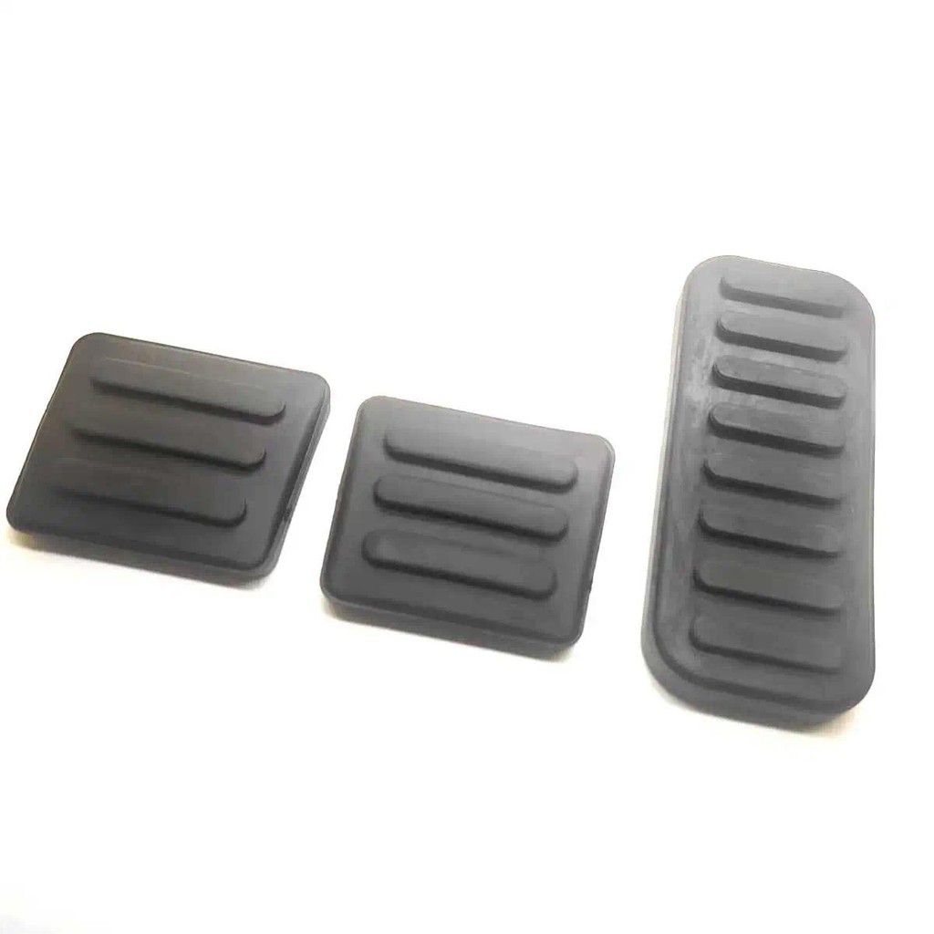 ชุดยางเหยียบแบบแมนนวลสําหรับ VW Golf Jetta Mk1 Gabby Cabriolet Scirocco (BLack)