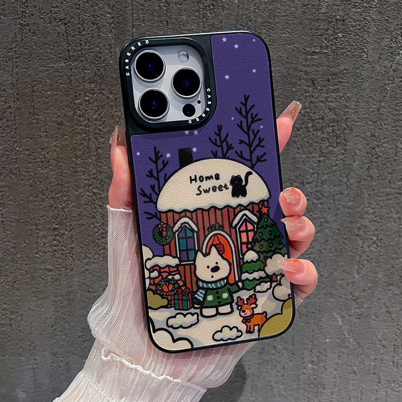 เหมาะสําหรับ Apple 17 สไตล์ใหม่ iPhone16 เคสโทรศัพท์ Huawei p80 Honor 400 ใบมีด Lambskin Xiaomi 17pr