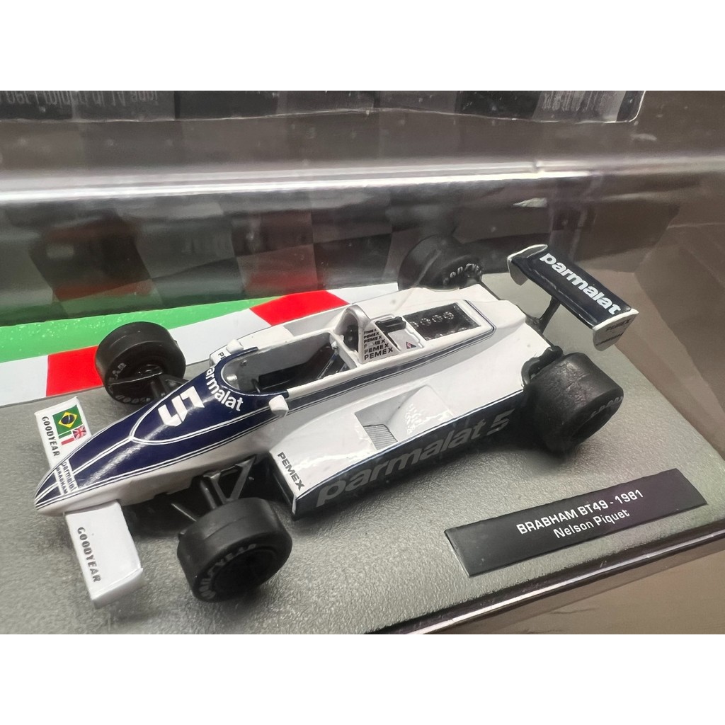 (((จัดส่งด่วนแอร์ขนส่ง) Diagostini ixo 1: 43 1981 Rider World Champion Brabham BT49C Brabham BT49C 5