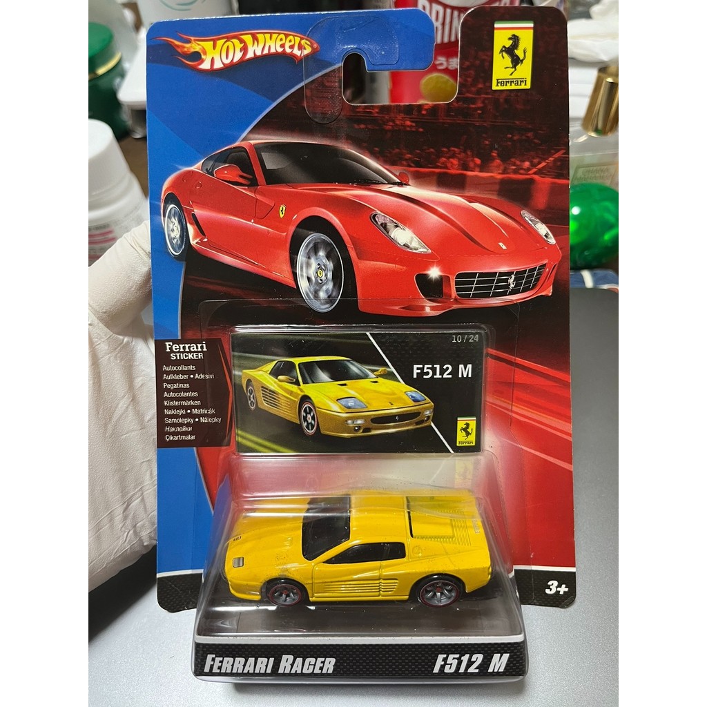 [ข้อเสนอพิเศษ] Hot Wheels Ferrari 60th Anniversary F512M Yellow Board Card Intact, รถมีตําหนิ, กรุณา