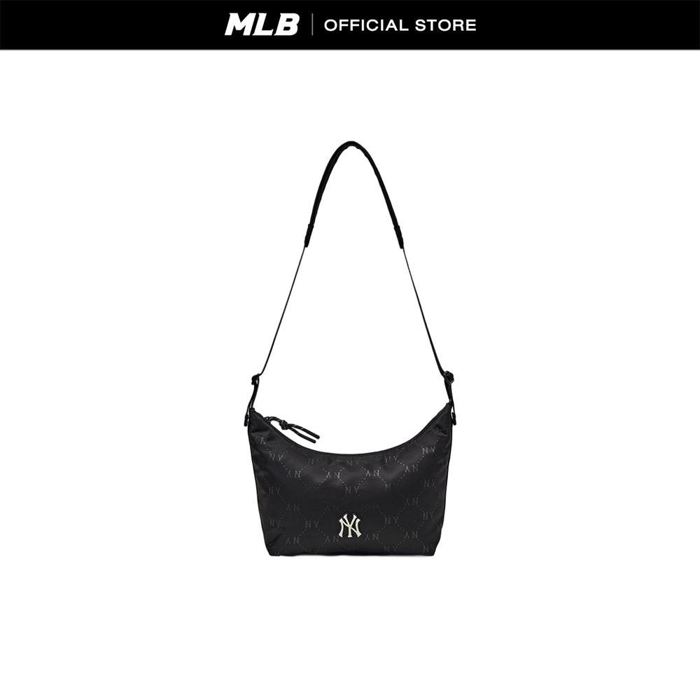 MLB กระเป๋าสะพายไหล่ ยูนิเซ็กส์ Dia Monogram Sportive Hobo Bag รุ่น 3ABQM025N 50