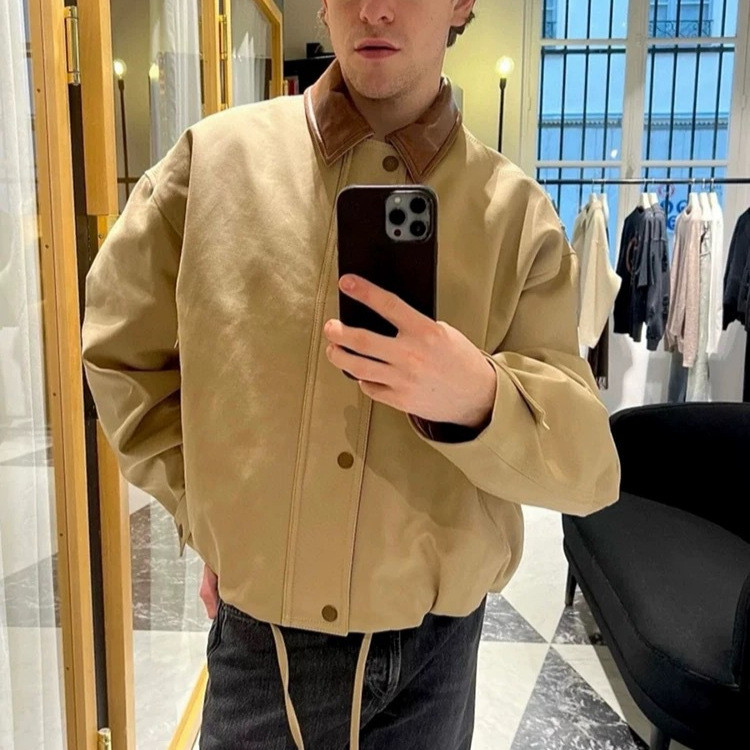 77EF American Style BARN Barn Style Workwear Jacket for Men and Women, High-End Old Money Style, Pat