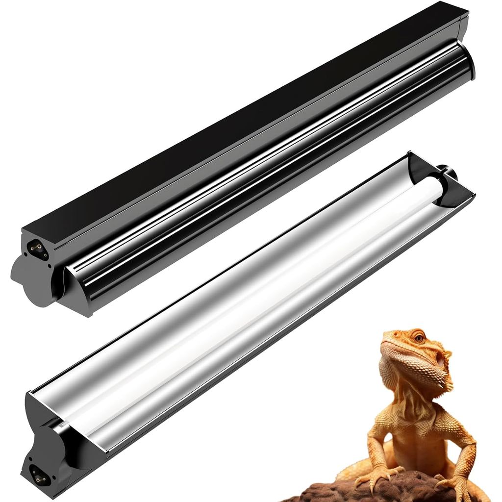 8W T5 10.0 UVB สัตว์เลื้อยคลาน 12 "-เอาต์พุตสูง UVA UVB Light สําหรับมังกรเครา, เต่าและงู – โคมไฟ UV