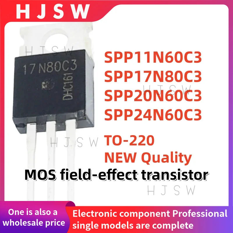 5PCS SPP11N60C3 SPP17N80C3 SPP20N60C3 SPP24N60C3 11N60C3 17N80C3 20N60C3 24N60C3 ทรานซิสเตอร์ SP60P1