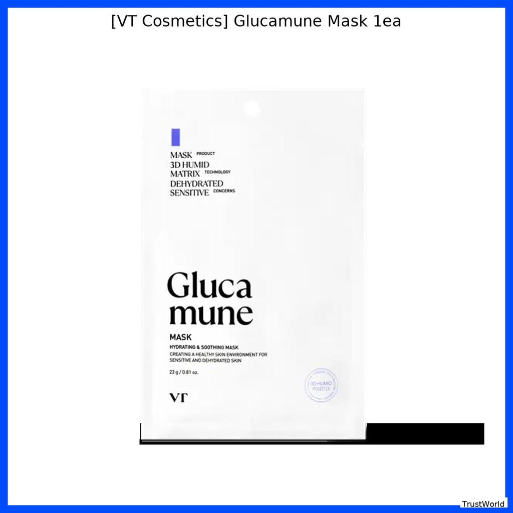 [VT Cosmetics] Glucamune Mask 1ea / Hydrating, Revitaliz โดย TrustWorld
