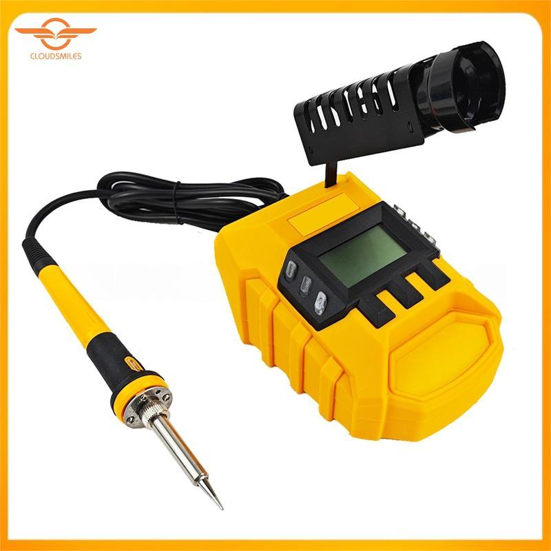 [CloudsMiles.th] หัวแร้งไฟฟ้าสําหรับแบตเตอรี่ 18V 20V 60W ปรับอุณหภูมิได้ A