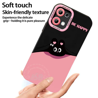 เคส OPPO A6 Pro 5G เคส OPPO A6X A6T A6S เคสน่ารักรูปกระต่าย ป้องกันแรงกระแทกพร้อมที่ป้องกันกล้อง หนังสายคล้องโทรศัพท์ ซิลิโคนด้านนุ่ม กันรอยนิ้วมือ