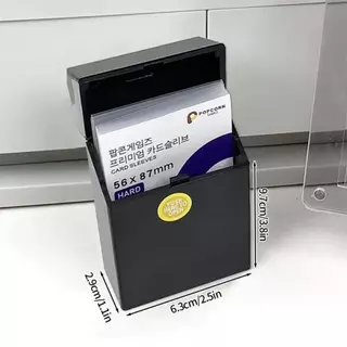 การ์ด กล่องเก็บของฝาปิดป๊อปอัพ Simple Ins สไตล์ซีลสติกเกอร์ DIY Photocard โพลารอยด์จัดเก็บกล่องกันฝุ่นแบบพลิกด้านบนแบบพกพา