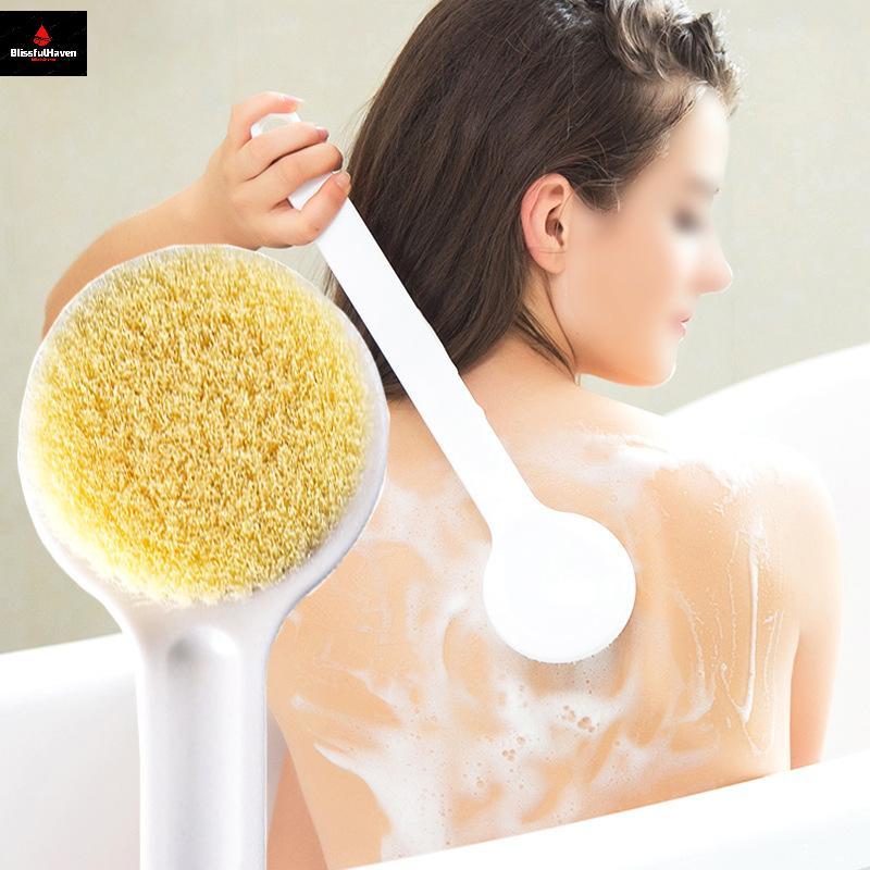 2024แปรงอาบน้ําใหม่ด้ามยาวขัดผิวขัดผิวนวดขัดผิวแปรงห้องน้ําBa Body Bathแปรงทําความสะอาด