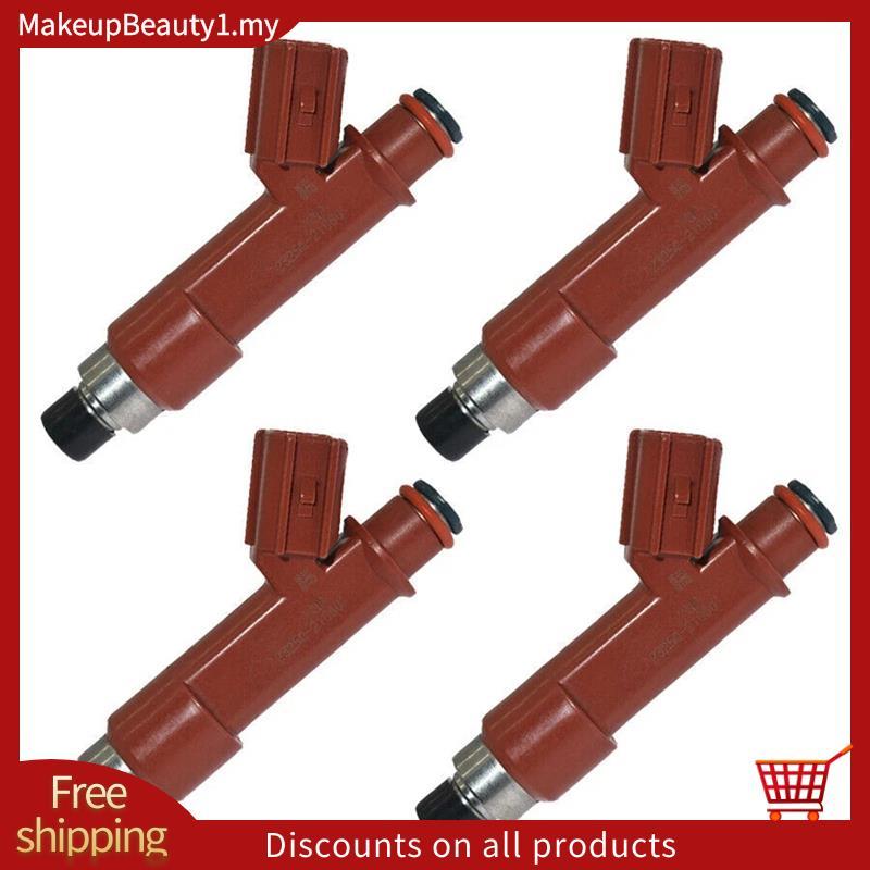 4PCS หัวฉีดหัวฉีดฉีดสําหรับ NCP90 NCP92 2NZFE 1.3L L4 รถอะไหล่ 23250-21060 23209-21060
