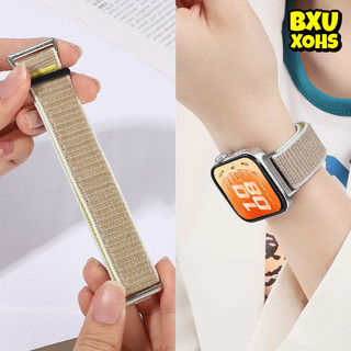 สายไนลอนหลอง for Huawei Watch Fit 5 4 3 / 5 4 Pro กีฬาอ่อนเปลี่ยนสายพานปรับได้สายรัดข้อมืออุปกรณ์เสริม for Huawei Fit 5