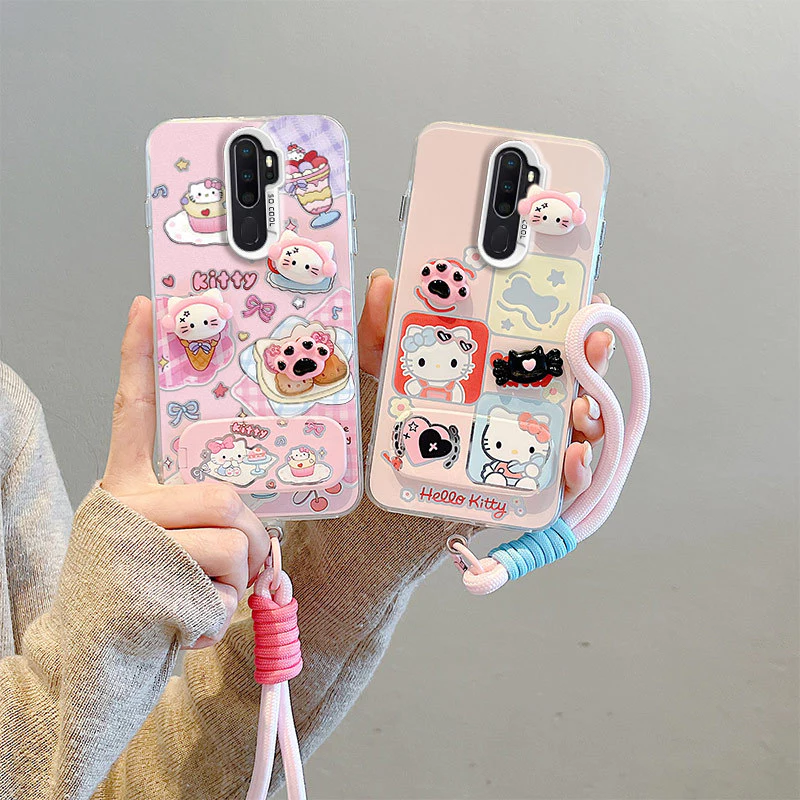 เคส OPPO A9 2020 เคส OPPO A5 2020 เคส For OPPO ติดตั้งกระจก 3D ตุ๊กตา hard โทรศัพท์ BB-CYJZ