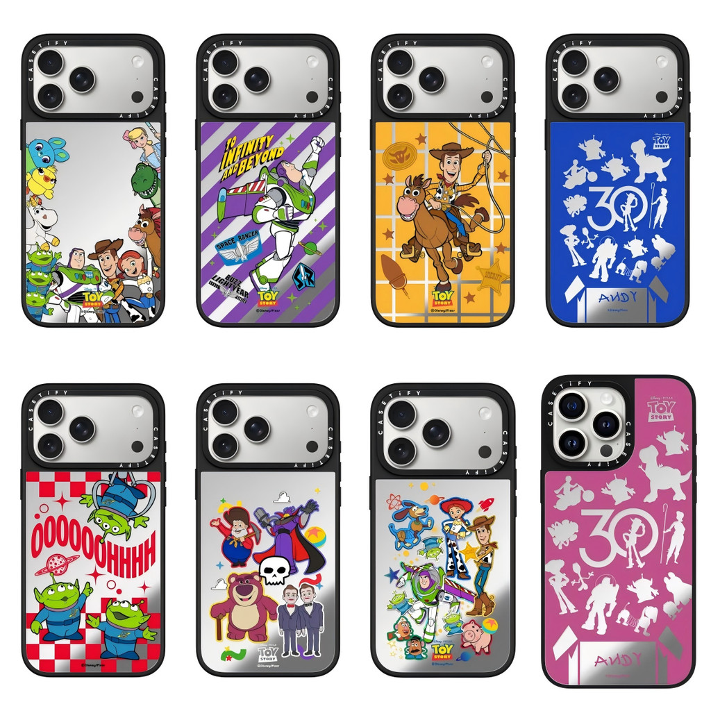 Disney Pixar Toy Story Magnetic,เคสโทรศัพท์กระจกสีเงินสําหรับiPhone 17 16 15 14 13 12 Pro Max Plus Air