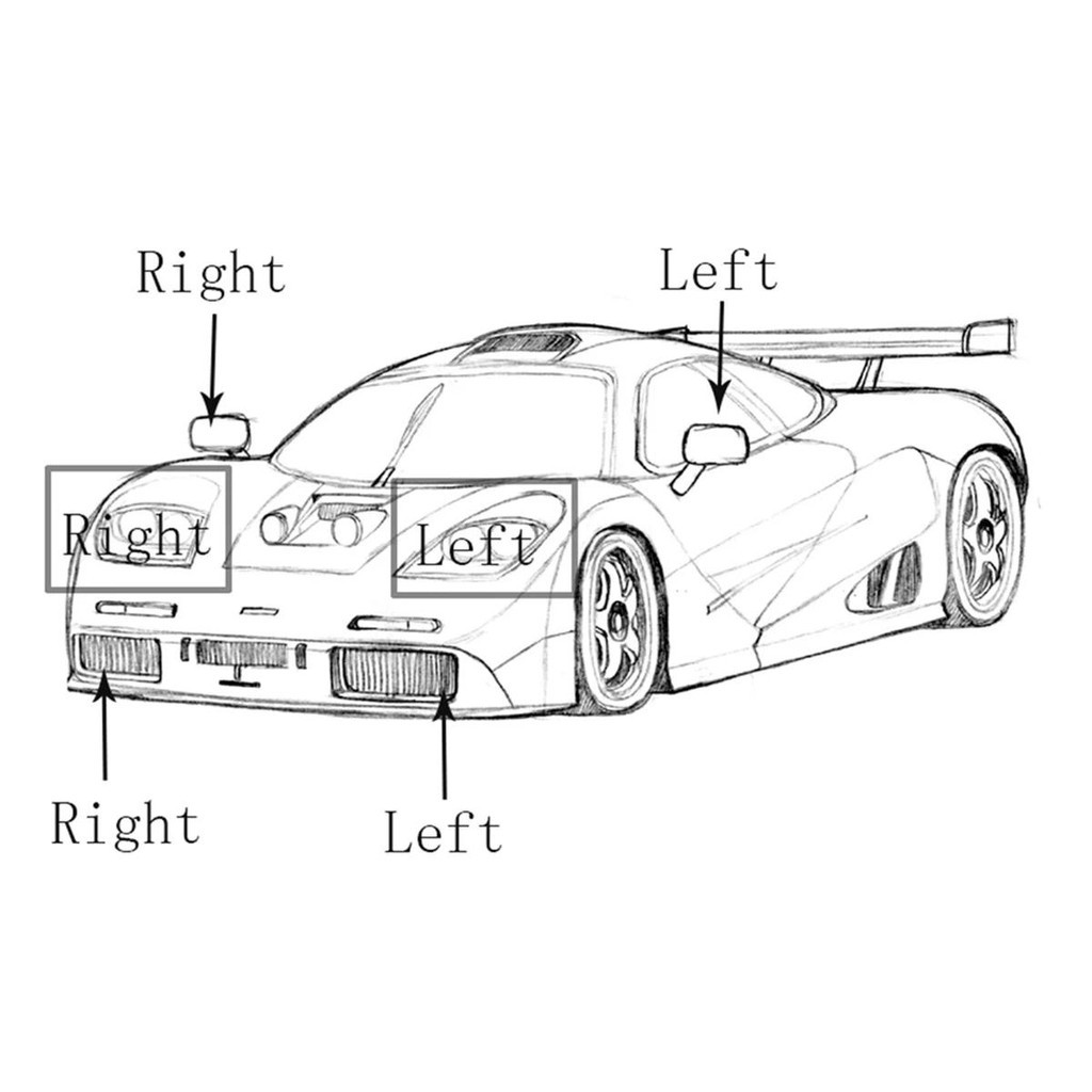 1 คู่กระจกมองหลังรถยนต์ครอบคลุม Trim Caps สําหรับ BMW E65 E66 E67 E46 Coupe E46 Cabrio 51167074236 5