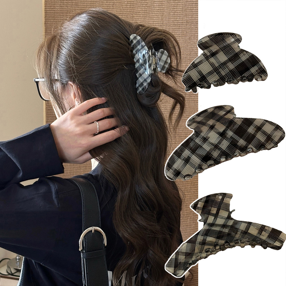 กรอบแว่นสายตามินิมอลลายสก็อต แบบย้อนยุค ปรับเปลี่ยนได้อเนกประสงค์