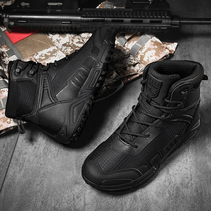 ยุทธวิธี COMBAT BOOTS กันน้ํากลางแจ้งยุทธวิธีรองเท้า Low Cut COMBAT รองเท้า Desert Duty รองเท้าแฟชั่