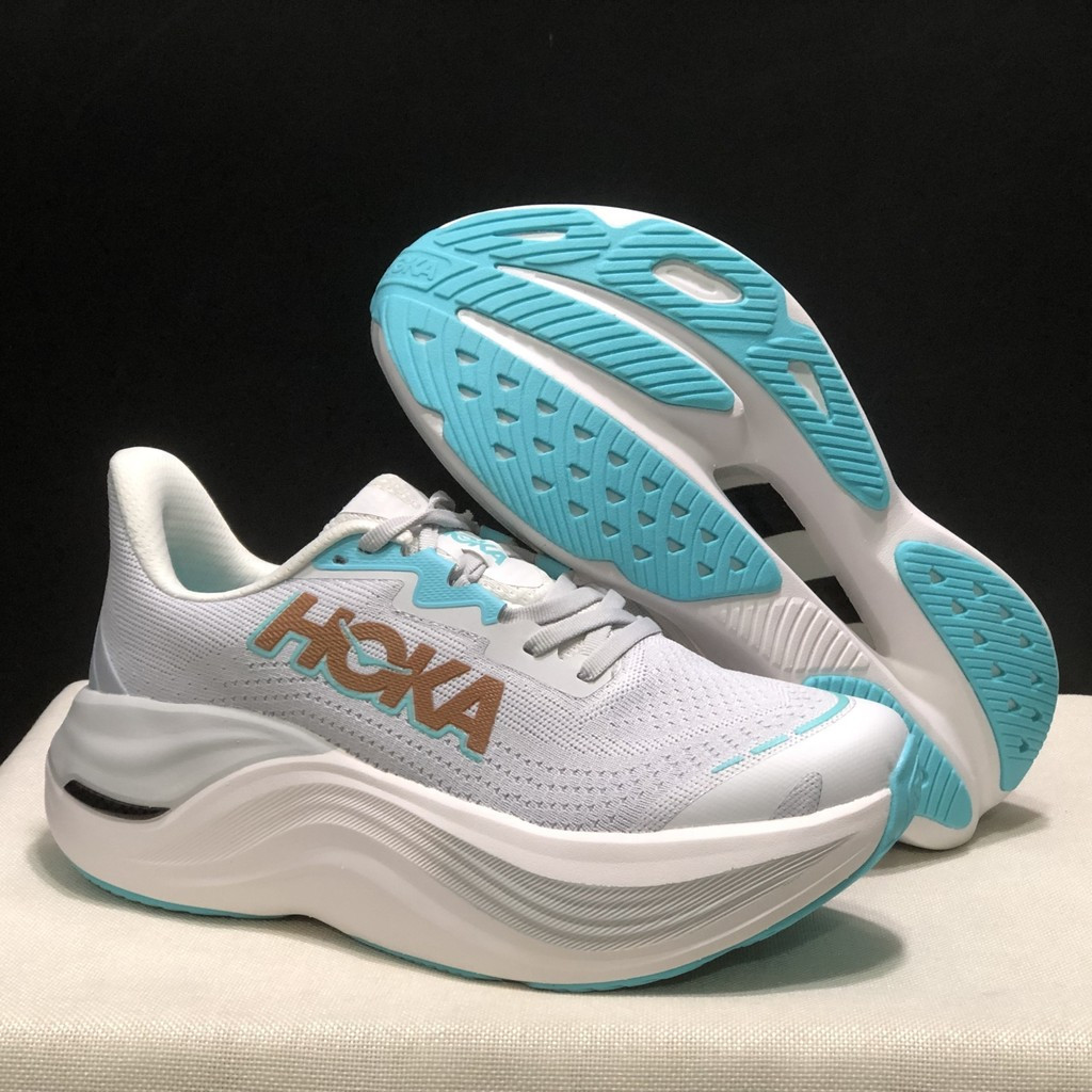 Shoebox HOKA ONE skyward X รองเท้าวิ่งผู้ชายและผู้หญิง unisex ระบายอากาศได้น้ําหนักเบารองเท้ากีฬามาร