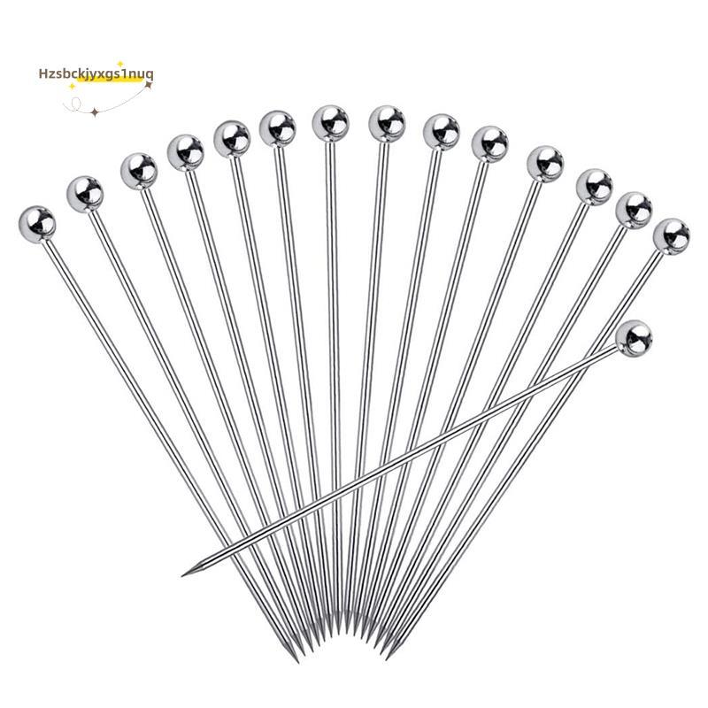 Hzsbckjyxgs1uq 15 ชิ้น Picks ค็อกเทล Picks, 4 นิ้วนํากลับมาใช้ใหม่ไม้จิ้มฟันค็อกเทลสําหรับ Olives อาหารเรียกน้ําย่อยแซนวิช